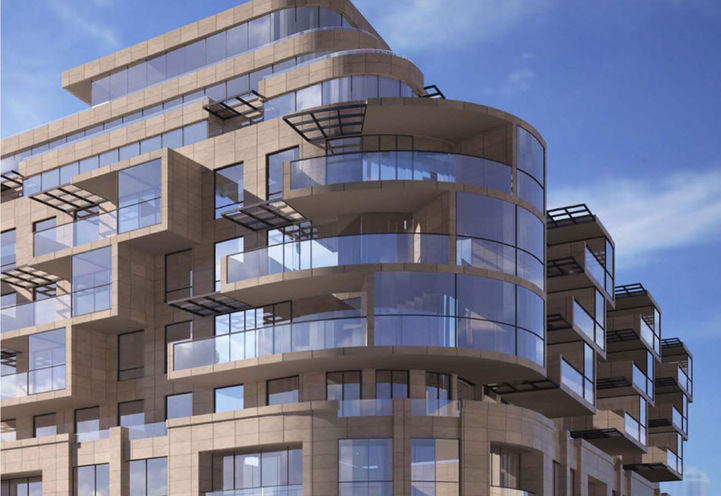 Preliminary Skyline Renderings of Glenill Condos by Lanterra Developments