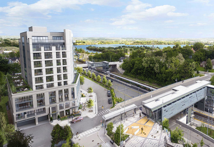 Harbour Condos on the Bay Aerial Exterior View