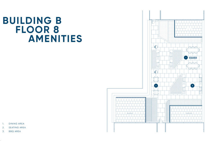 Harbourwalk Condos Building B Floor 8 Amenity Plan