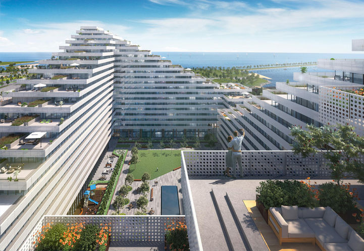 Harbourwalk Condos Terrace View of Building