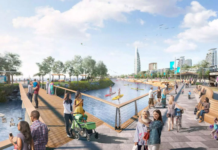 Harbourwalk Condos at Lakeview Village Boardwalk