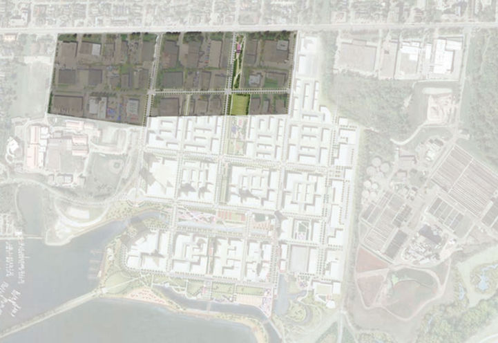 Harbourwalk Condos at Lakeview Village Site Location Rendering