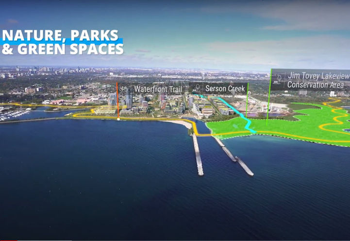 Harbourwalk Condos at Lakeview Village Waterfront Community with Parks