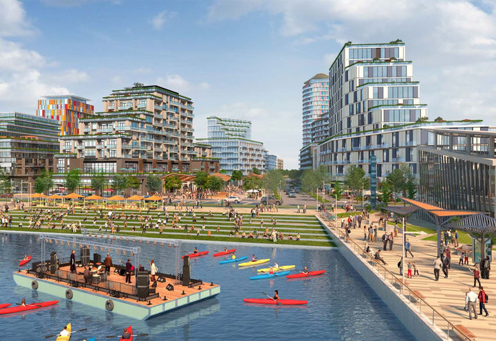 Harbourwalk Condos at Lakeview Village Waters edge