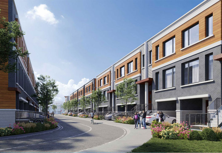 Harris Gate Towns Exterior Street Corner View