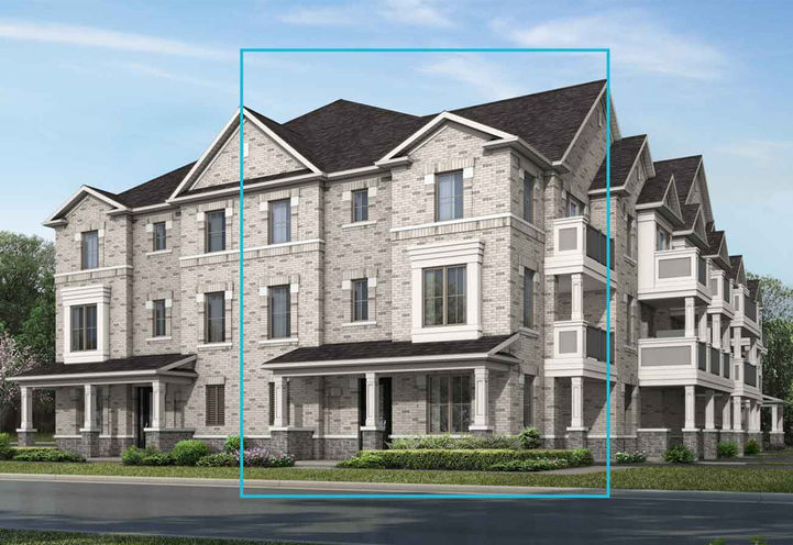 Hawthorne East Village Osborn Corner Model Exteriors