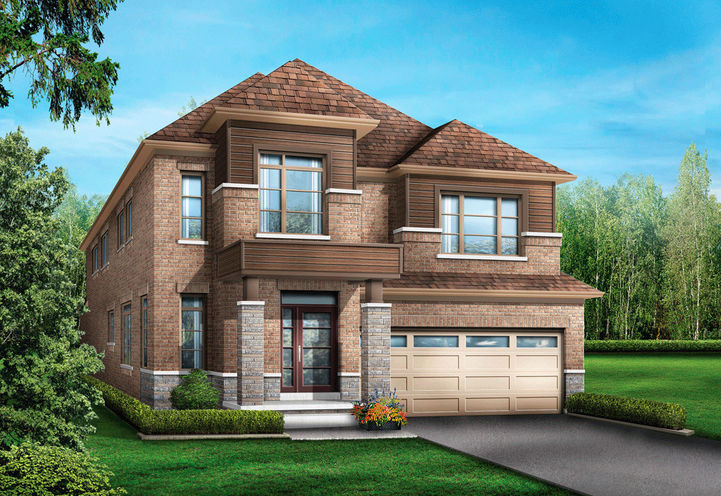 Hazel Glenn Homes Exterior View of Preston One Model