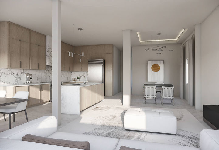 Hazel Glenn Homes Looking to Kitchen and Dining Space