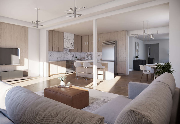 Hazel Glenn Homes Open Concept Kitchen and Dining Space