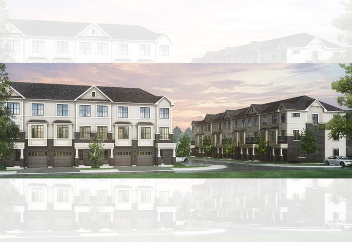 Hazel Glenn Homes Townhome Exteriors by Treasure Hill