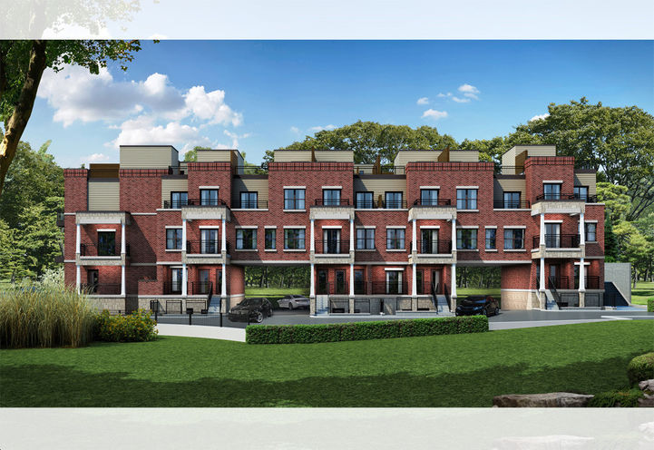 High Park Urban Towns Exterior View of Stacked Units