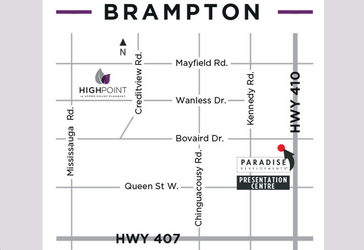 High Point Towns Located at 11790 Peel Regional Rd. Brampton