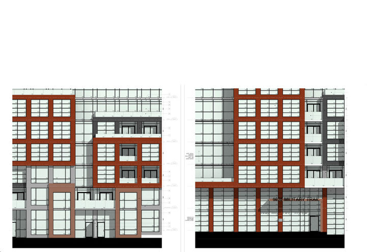 Highland Commons Condos 2 North & West Building Elevations Rendering