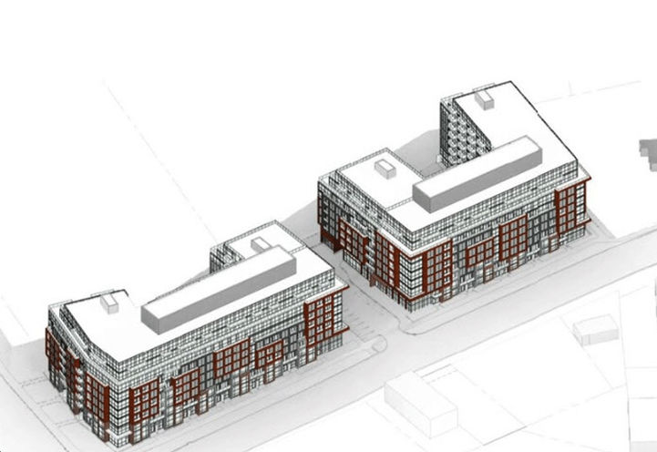 Highland Commons Condos 2- Southwest Building Exterior View Rendering