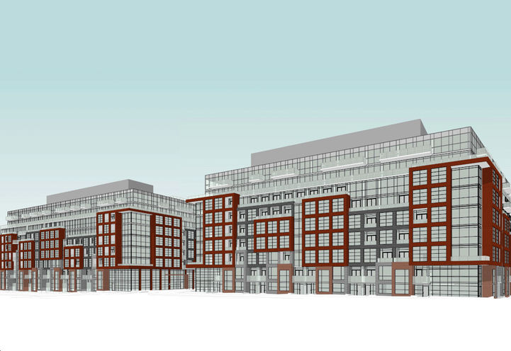 Highland Commons Condos South View Early Rendering