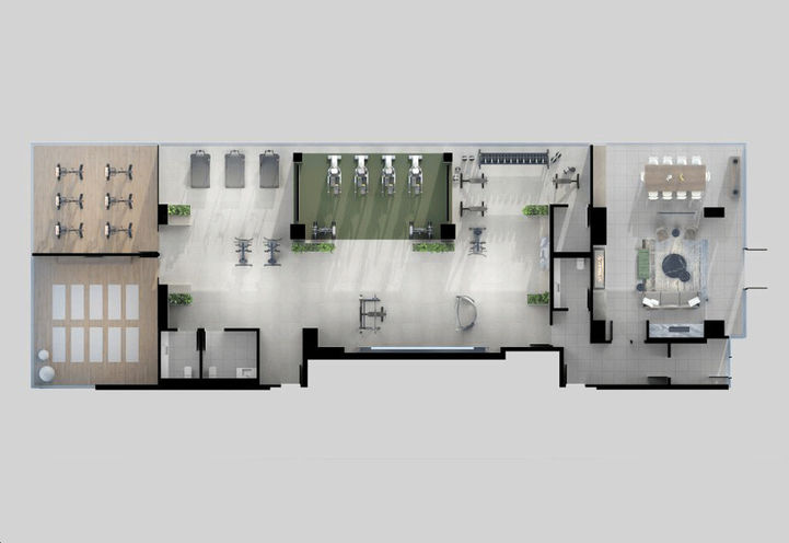 Hillmont at SXSW Condos Amenity Plan