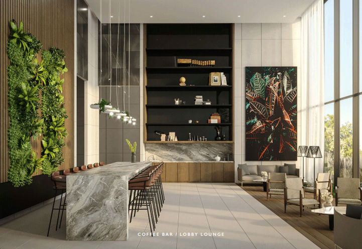 Hillmont at SXSW Condos Coffee Bar and Lobby Lounge