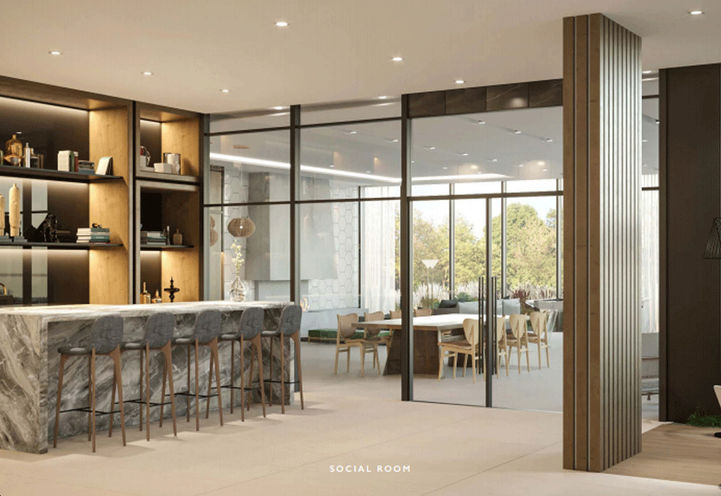 Hillmont at SXSW Condos Social Room