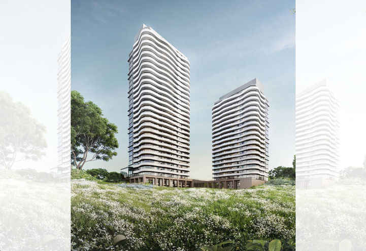 Hillmont at SXSW Condos 2 Exterior Tower View