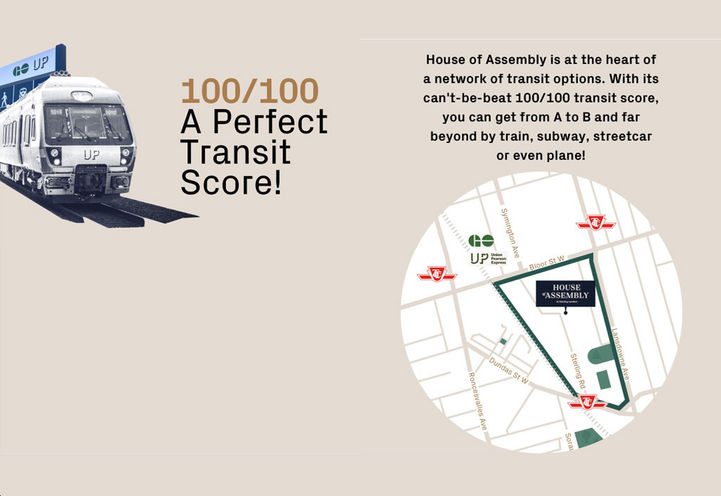 House of Assembly Perfect Transit Score