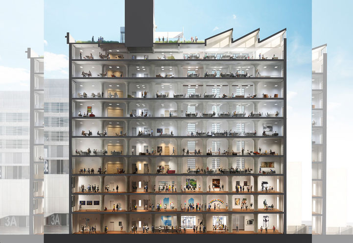 House of Assembly at Sterling Junction Condos Cross Section View