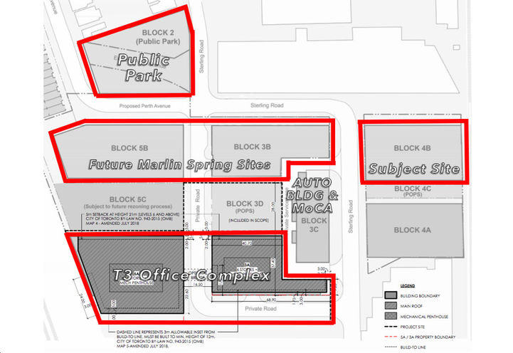 House of Assembly at Sterling Junction Condos Overview of Blocks