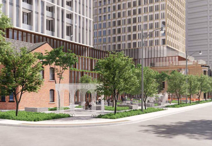 HuntleySelby Condos 2 Street View of Lower Level Exteriors