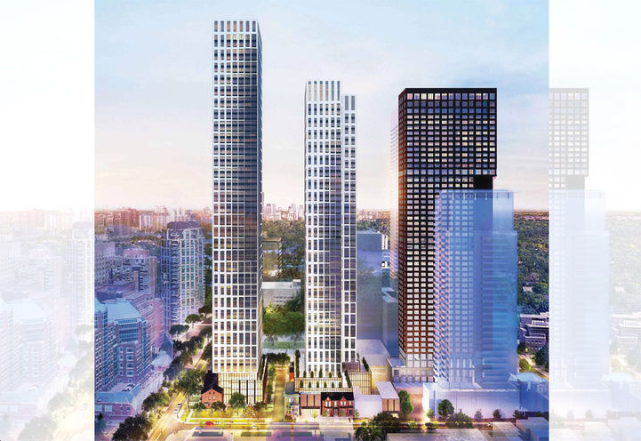 HuntleySelby Condos Exterior View of Towers