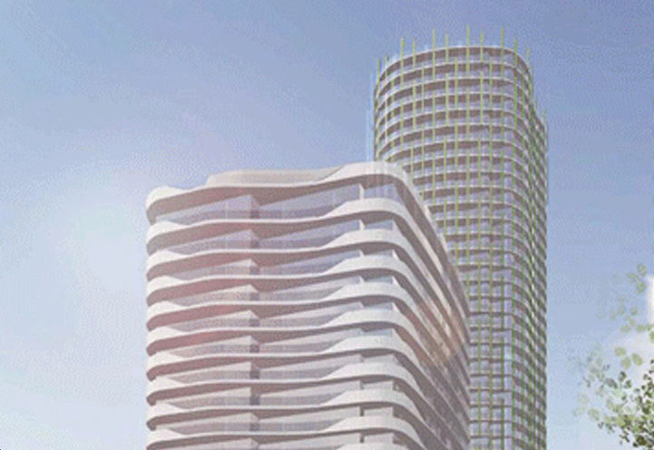 Tower View of IQ3 Condos