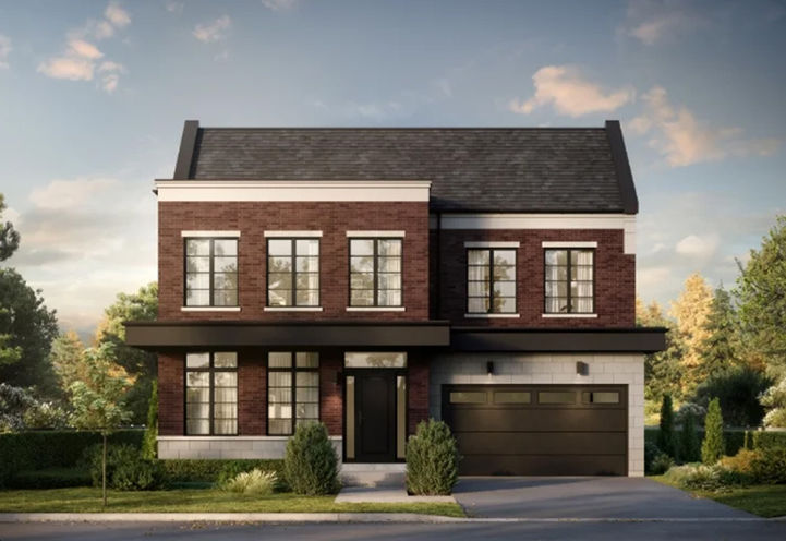 Iris Estates Exterior Front View of Detached Model