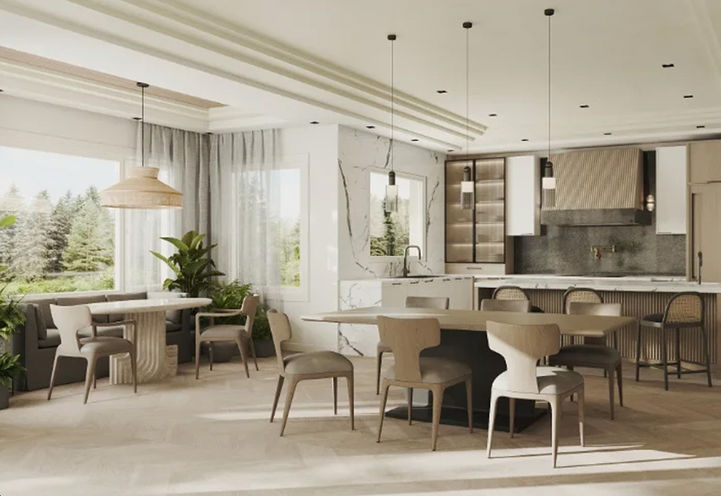 Iris Estates Kitchen with Breakfast Nook