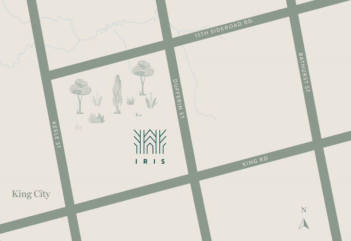 Iris Estates Map View of Project Location