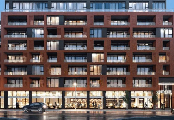 James House Condos, Ground Level View