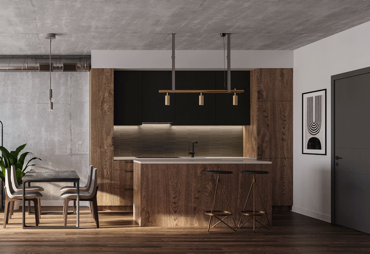 James House Condos- Kitchen and Dining Area