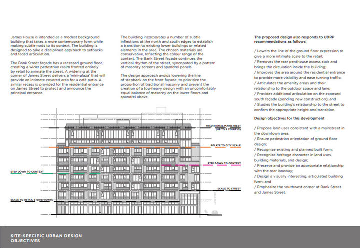 James House Condos- Site Specific Urban Design Objectives