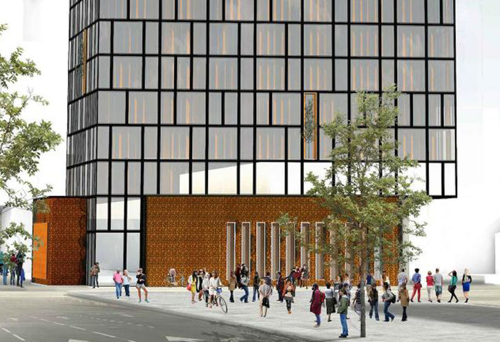 Jarvis and Shuter Condo-Hotel Exterior Rendering