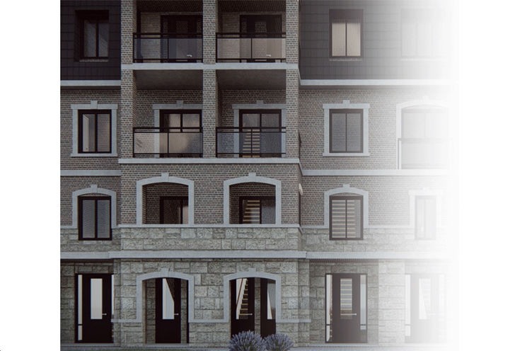 Je Vila Towns Elevation Rendering