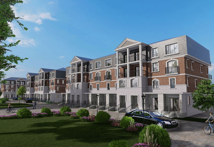 Je Vila Towns Garden View Rendering