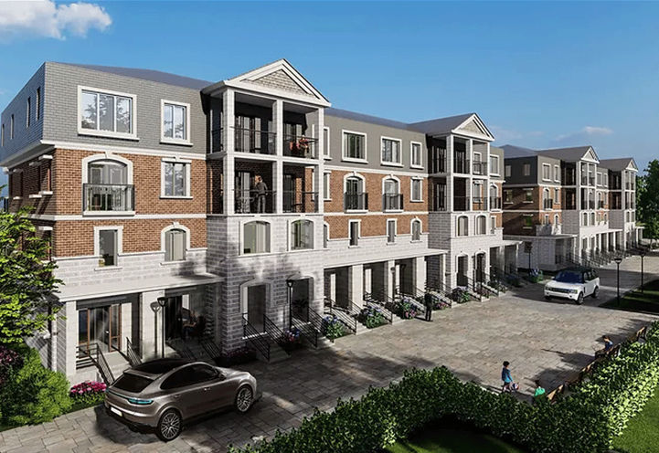 Je Vila Towns Street Level Rendering