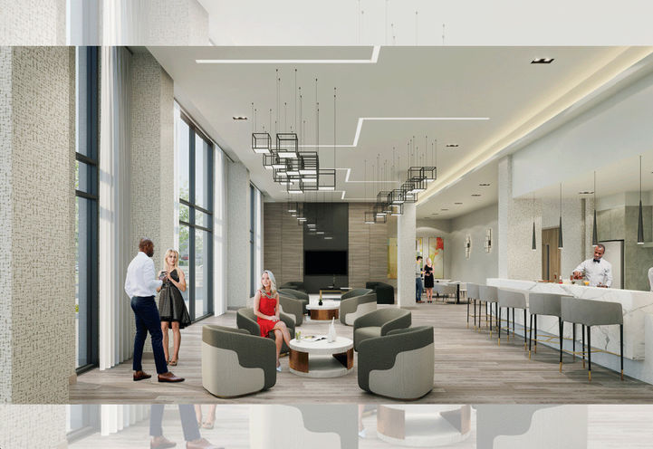 Joy Station Condos 2 Party Room Interior