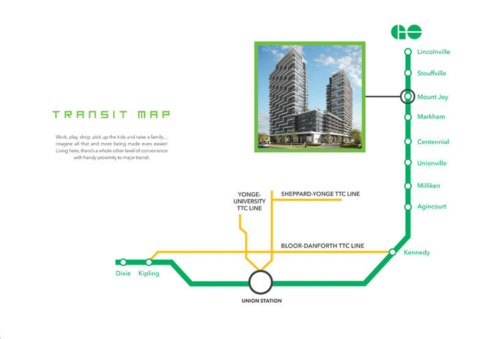 Joy Station Condos 2- Transit Map