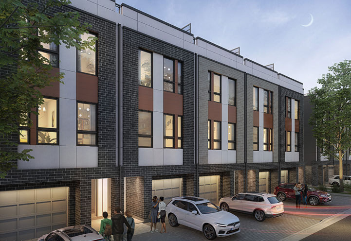 Joy Station Towns Exterior Rear View of Units