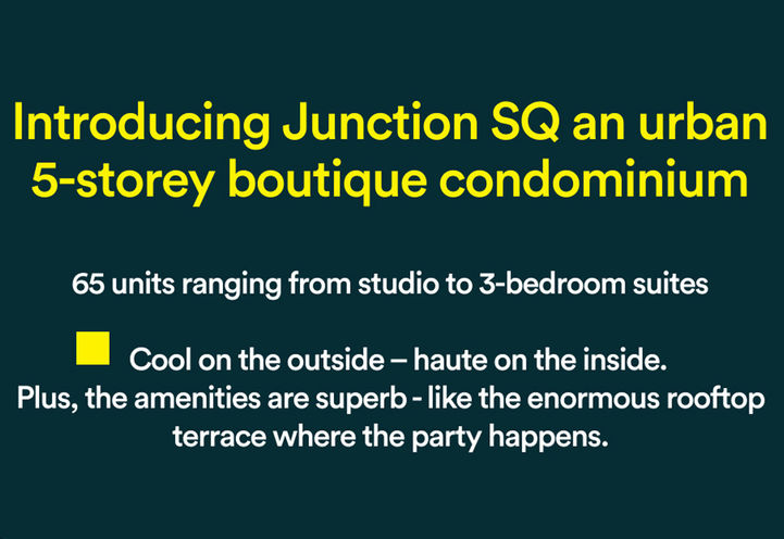 Junction Square Condos - 5 Storey/65 Unit Boutique Residence