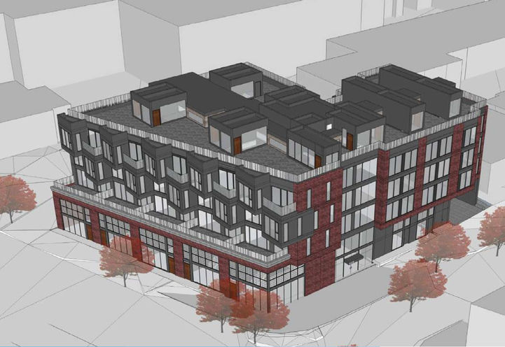 Junction Square Condos Aerial View Early Design