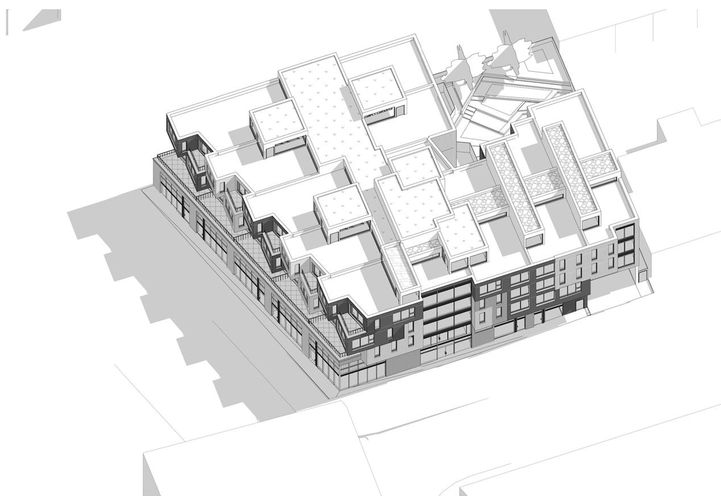 Junction Square Condos Early Aerial View