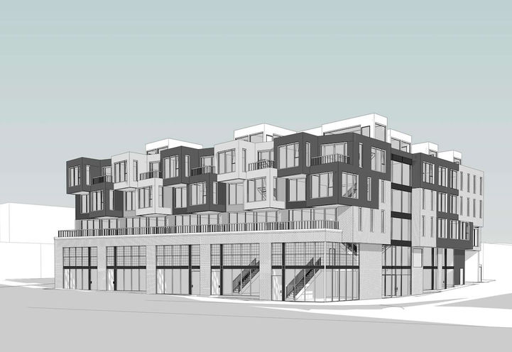 Junction Square Condos Early Artist Concept Drawing