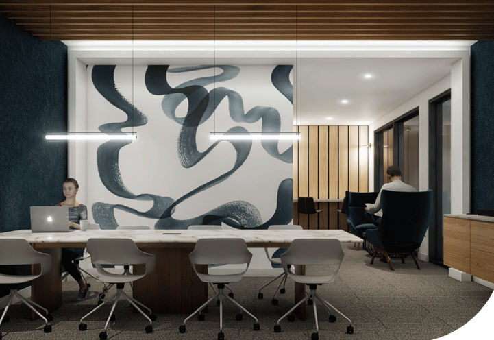 Kennedy Circle Condos Co-working Lounge
