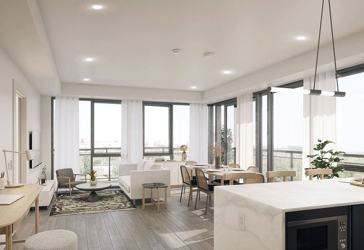 Kennedy Circle Condos Living Room Interior