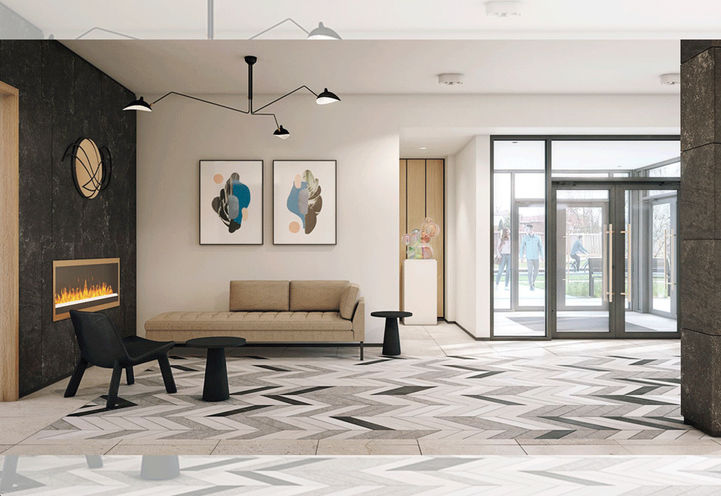 Kennedy Circle Condos Lobby Interior