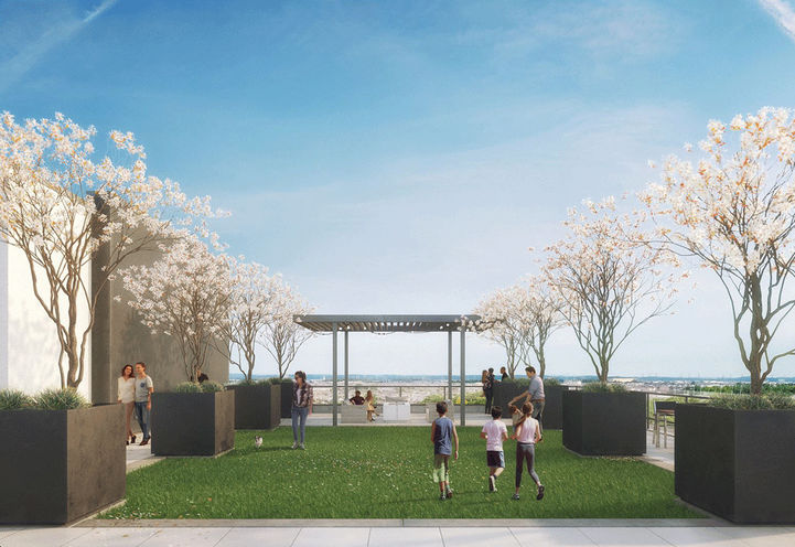 Kennedy Circle Condos Rooftop Amenity Terrace